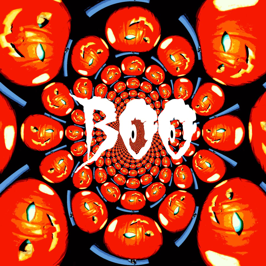 Pumpkin Boo Halloween Card