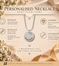 Personalised 65th Birthday Birthstone Necklace - Gift Boxed  - Free Delivery - Image 6