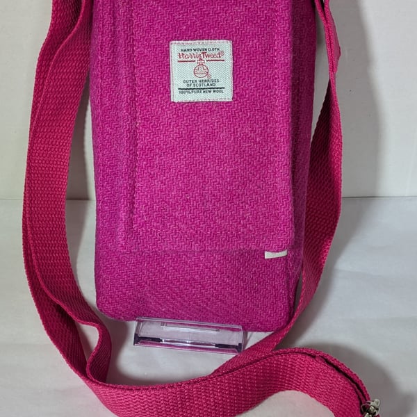 Harris Tweed Cross body mobile bag 