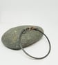Rafaela by Fedha - oxidised silver bangle with silver and copper charms - Image 2
