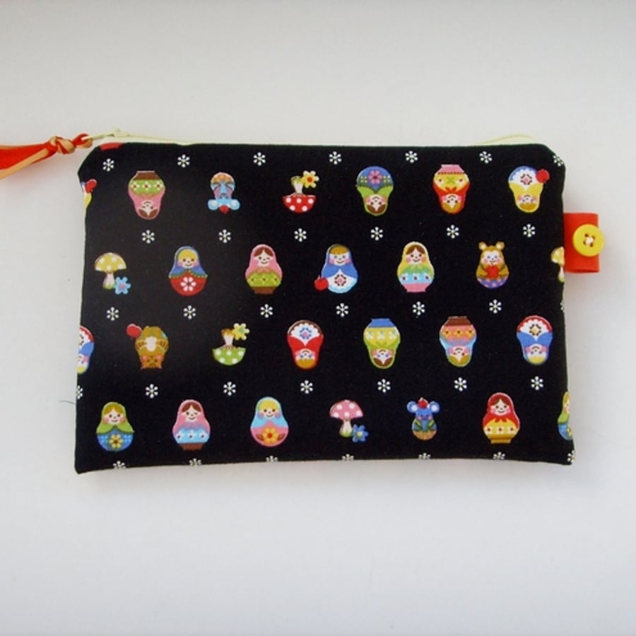 Little Russian Doll Credit Card/ Coin Purse