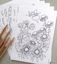 Fairy Colouring Sheets - Image 1