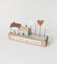 Little Wooden Houses with Festive Garden 'All is Calm All is Bright' - Image 2