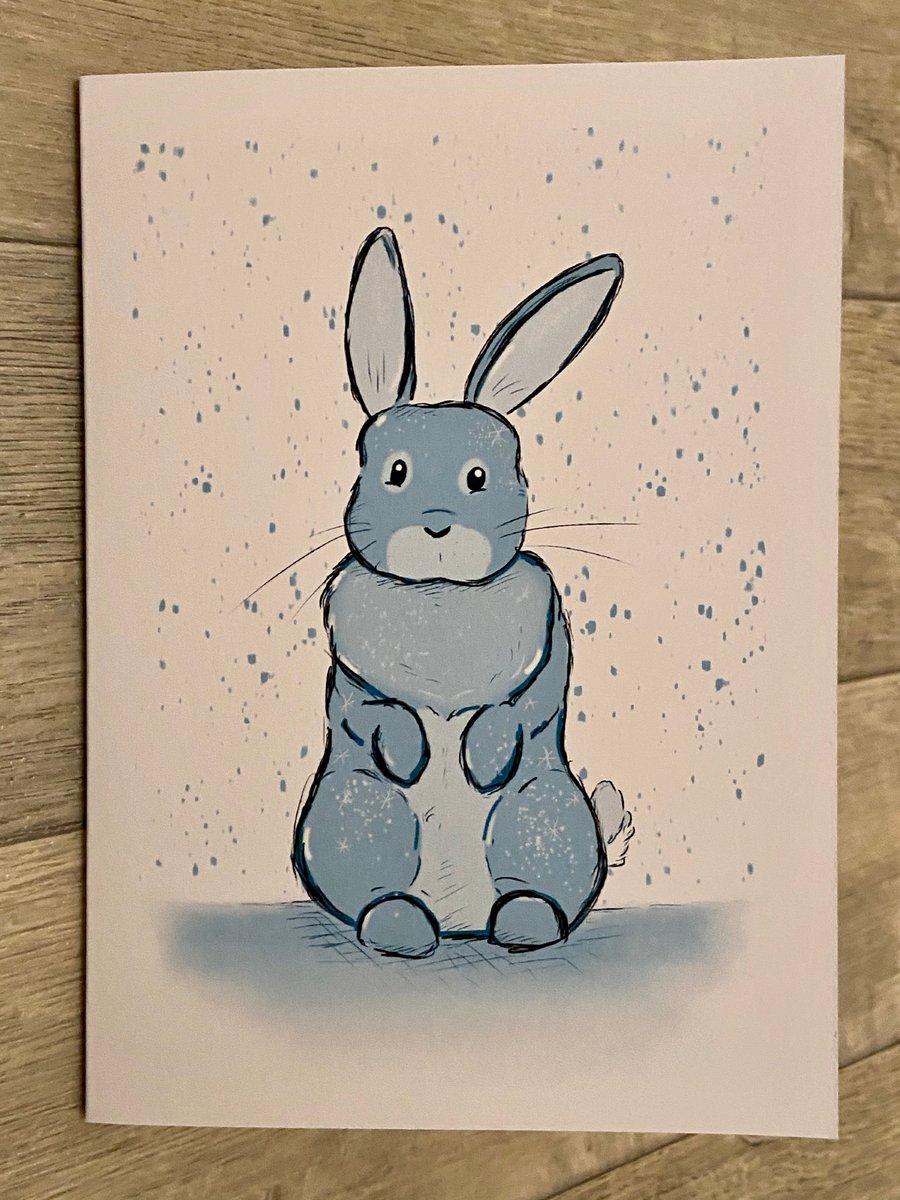 Snow bunny card