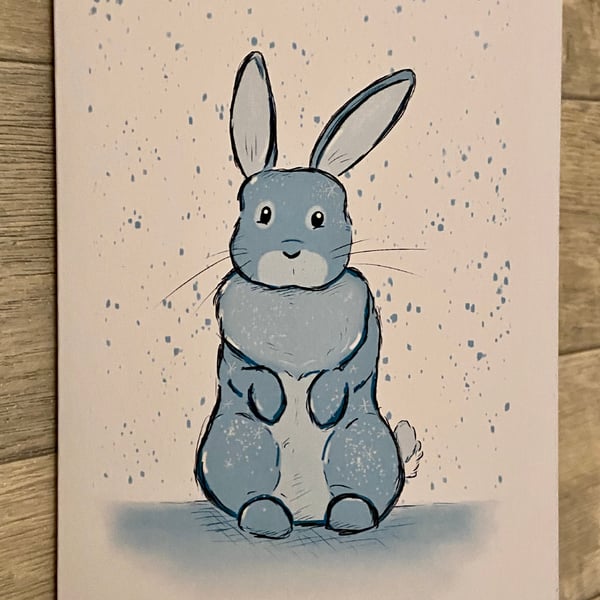 Snow bunny card