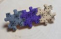 Jigsaw Earrings & Brooches