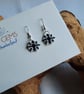 Monotone Union Jack Style Beadwork Earrings with a Donation to RNLI - Image 4