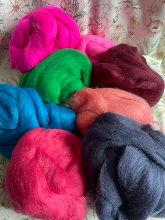 250g Mixed Fibre Stash Builder