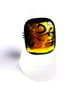 Golden Glass Dichroic Statement Ring