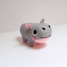 Felt Hippo ornament