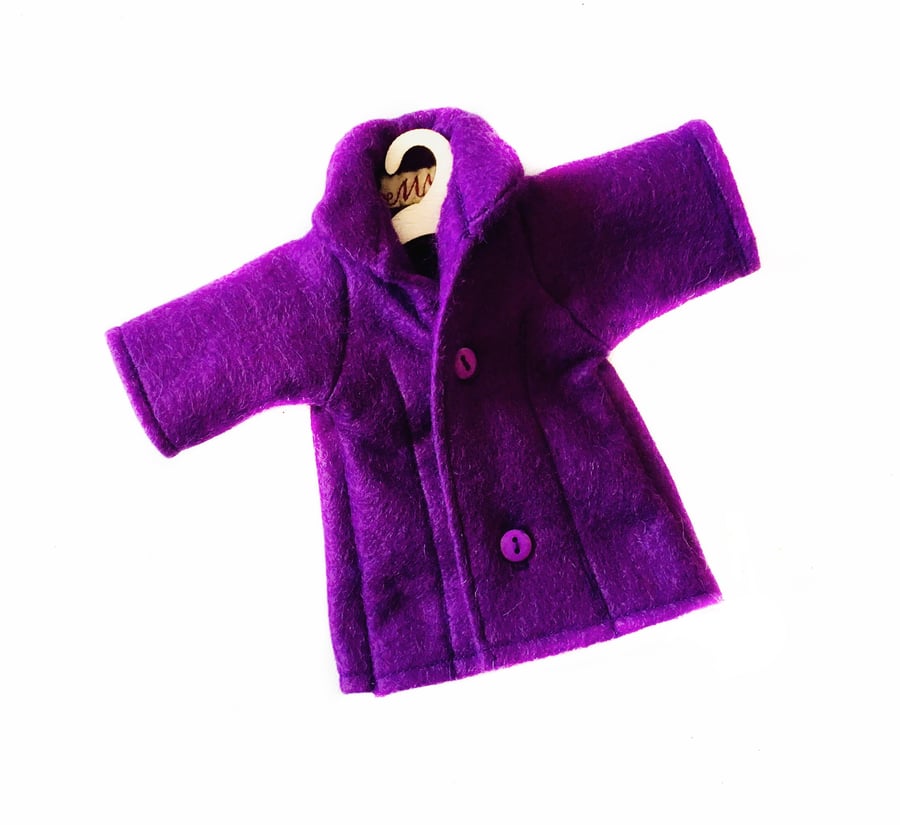 Tailored Purple Coat - reserved for Sue
