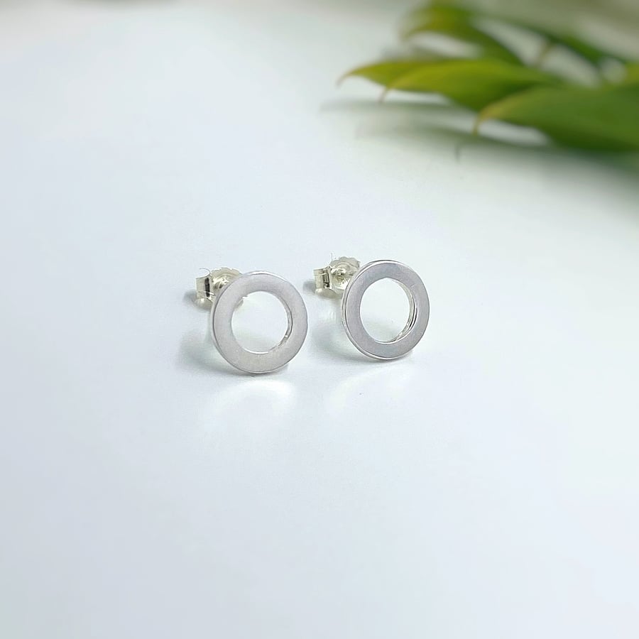 Open Circle Studs