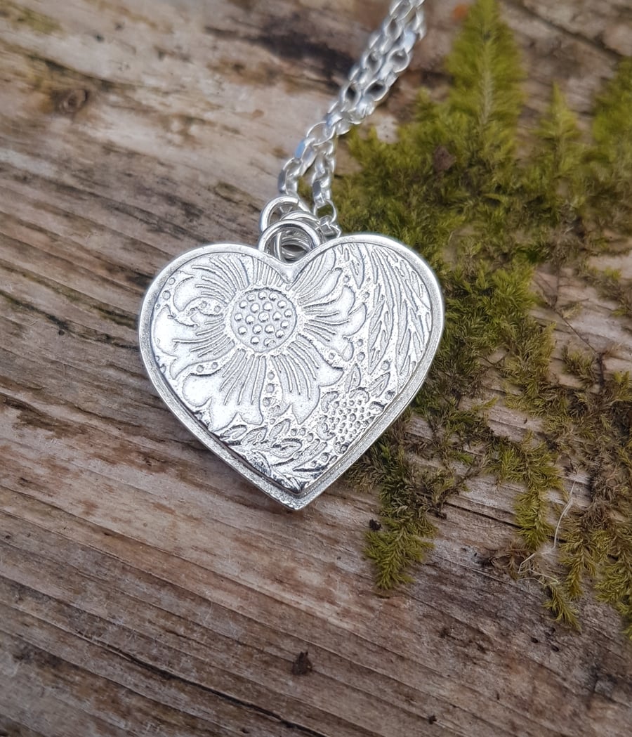 Morris Heart Necklace large