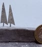 2 Tiny Stone Trees on a Stone Base - Image 2