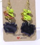 Rustic cauldron earrings  - Image 2