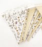 Bunting made from Liberty of London Fabric