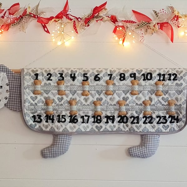 Dog Advent Calendar (Grey designs)