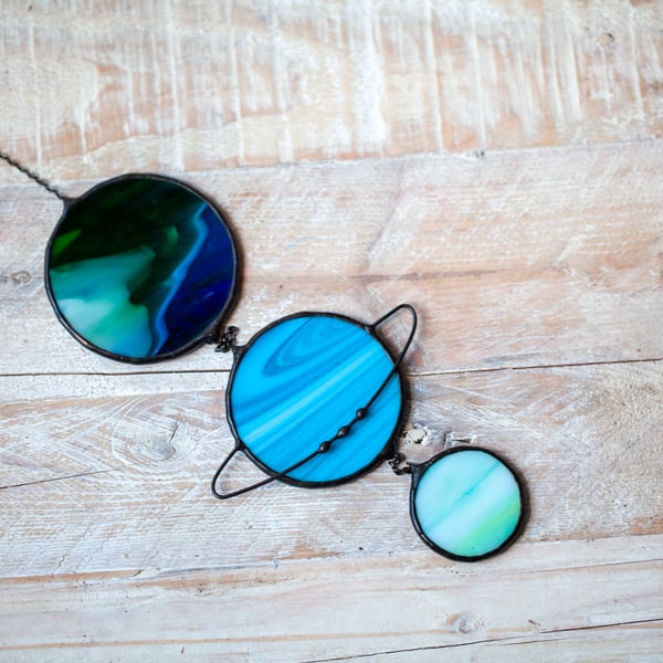 Planets sun catcher celestial decoration