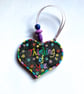 Thinking of you hand painted heart