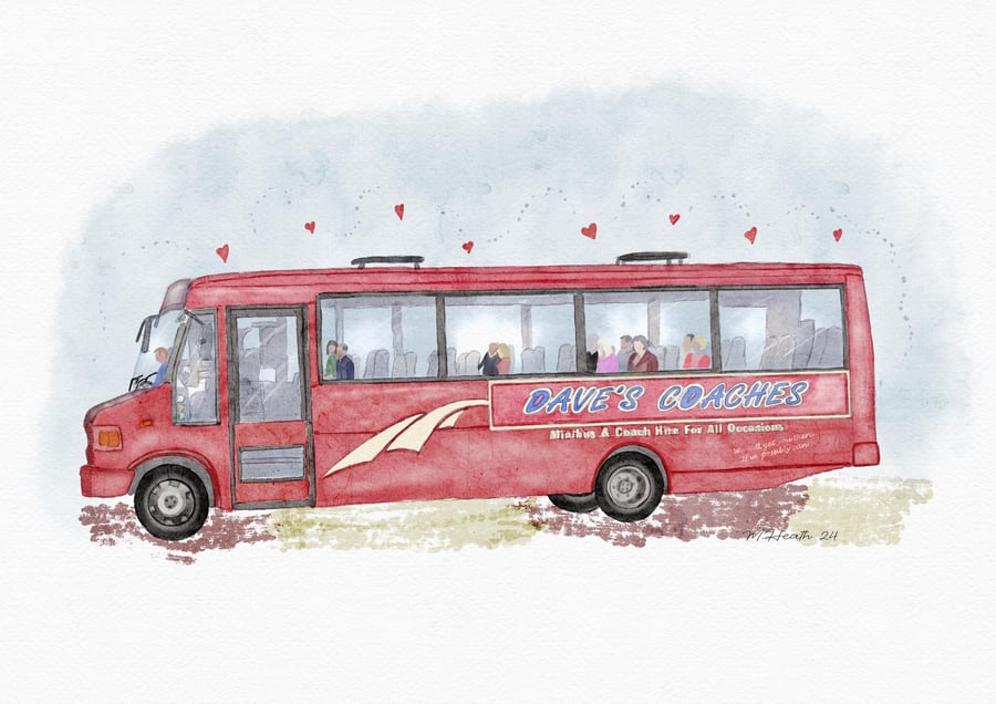 Gavin and Stacey full cast illustration. Nessa and Smithy wall art, perfect fan 