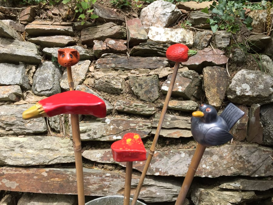  Cane Tops - Handmade for your Bamboo Sticks