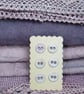 Pale Violet Natural Dye Fabric Pack Cotton Silk Lace - Image 2