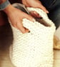 VINTAGE KNITTING PATTERN Garter Bag