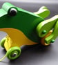 Pull-Along Wooden Toy Frog - Image 1