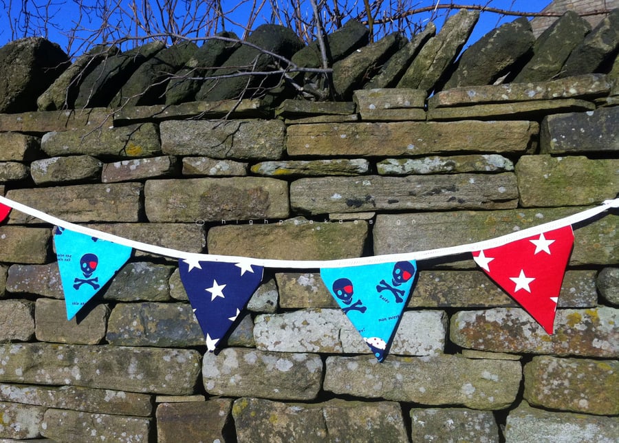 Pirate themed bunting