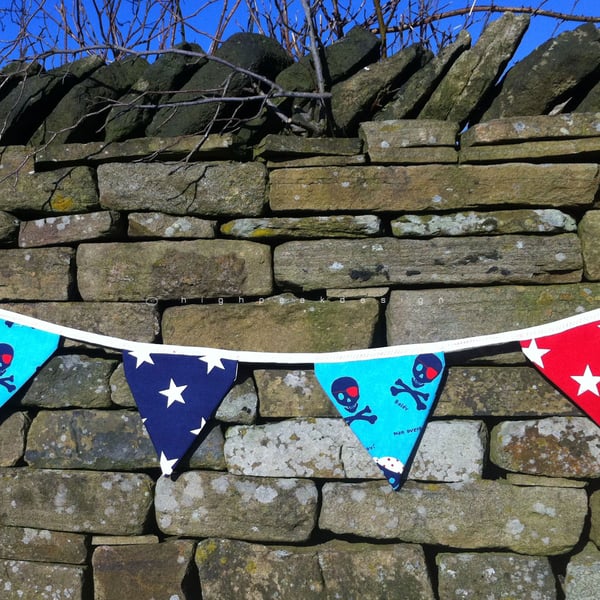 Pirate themed bunting