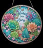 Handmade home sweet home hanging sign - Image 2