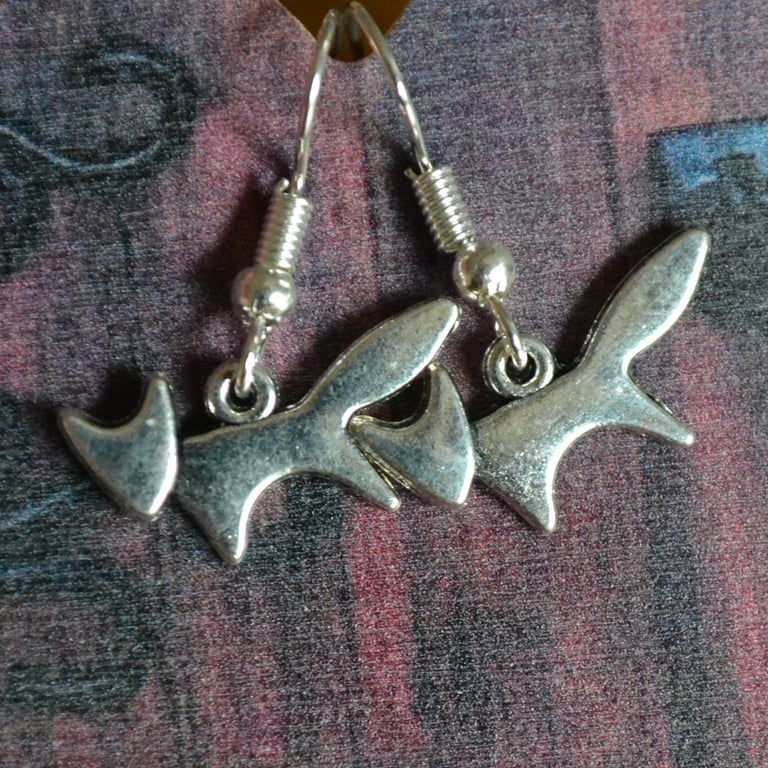 Fox earrings cute fox charm earrings