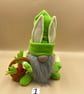 Gnome for the Summer. Sitting Gnome for Display. Unusual Colours. Home Decor. - Image 2