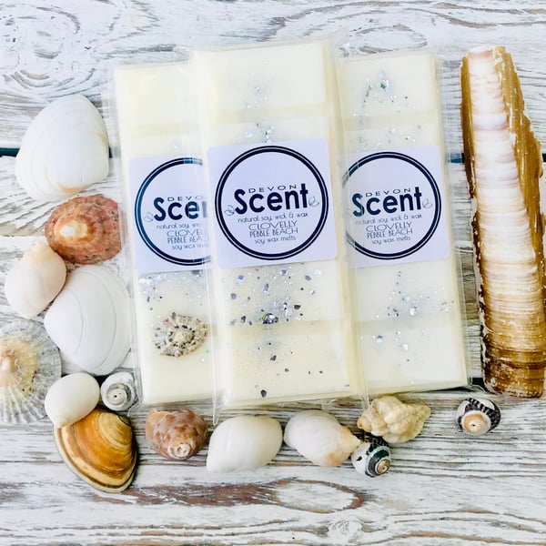 Clovelly Pebble Beach Snap Bar Wax Melts