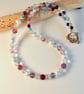 Fluorite And Agate Necklace - Handmade Gift, Bridesmaid, Anniversary, Birthday - Image 5