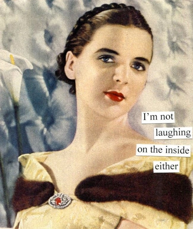 I'm Not Laughing On The Inside Either Magnet