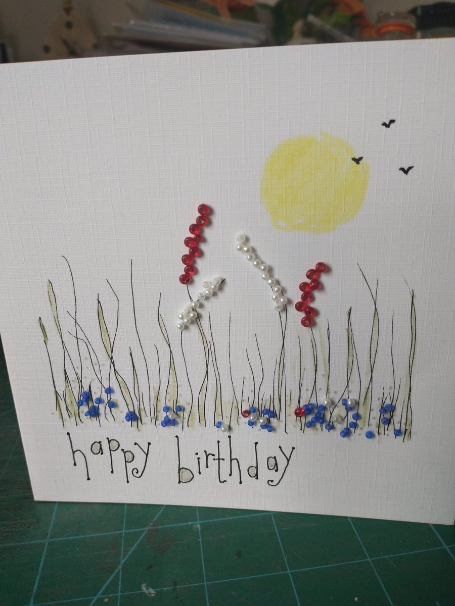 Wildflower birthday card