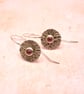 Silver Tourmaline Earrings Handmade - Image 3