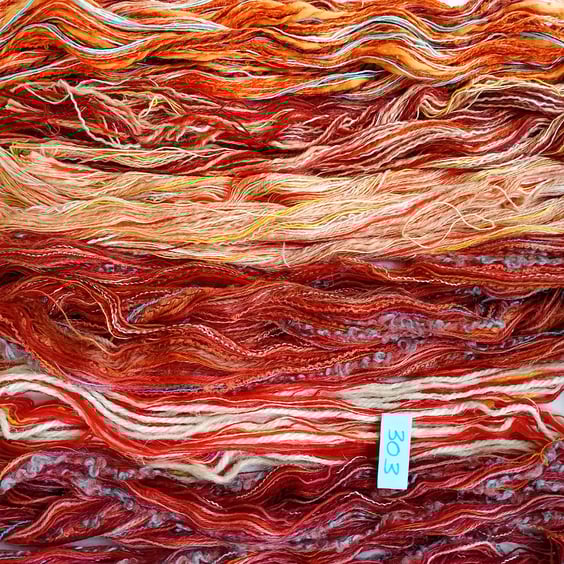 Bundle of creative threads for textile arts and creative crafts