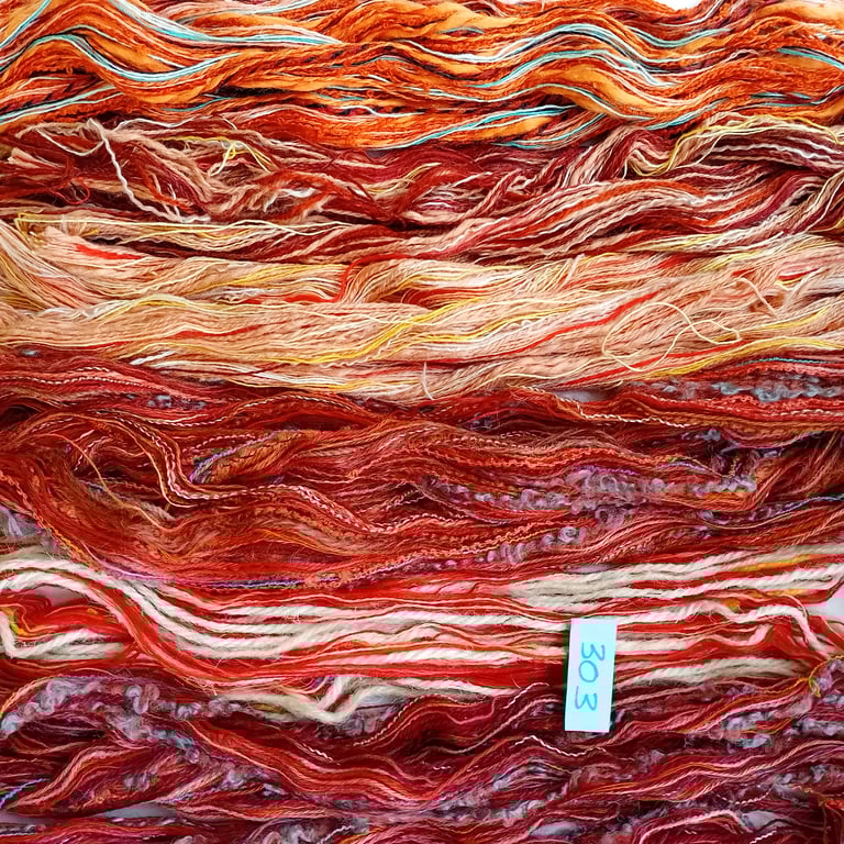 Bundle of creative threads for textile arts and creative crafts