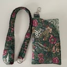Handmade mobile phone case or glasses case with lanyard