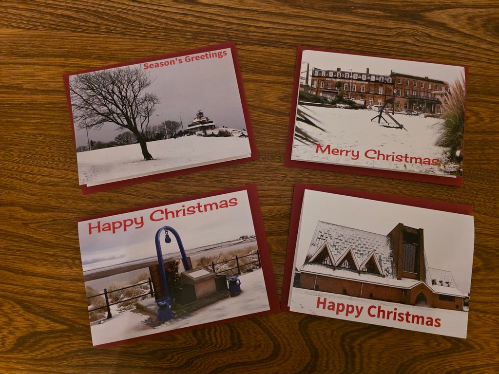 Fleetwood Christmas Cards Set Of 4