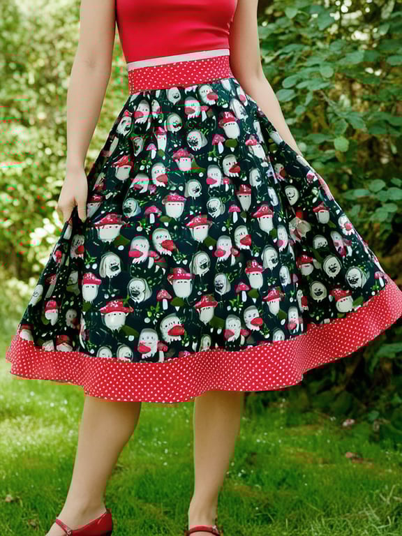 1950s Vintage Retro Rockabilly Circle Skirt Hedgehogs Navy. Women's sizes 10-26 