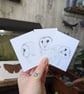 Set of 8 Barn Owl ACEO Sketches - Image 2