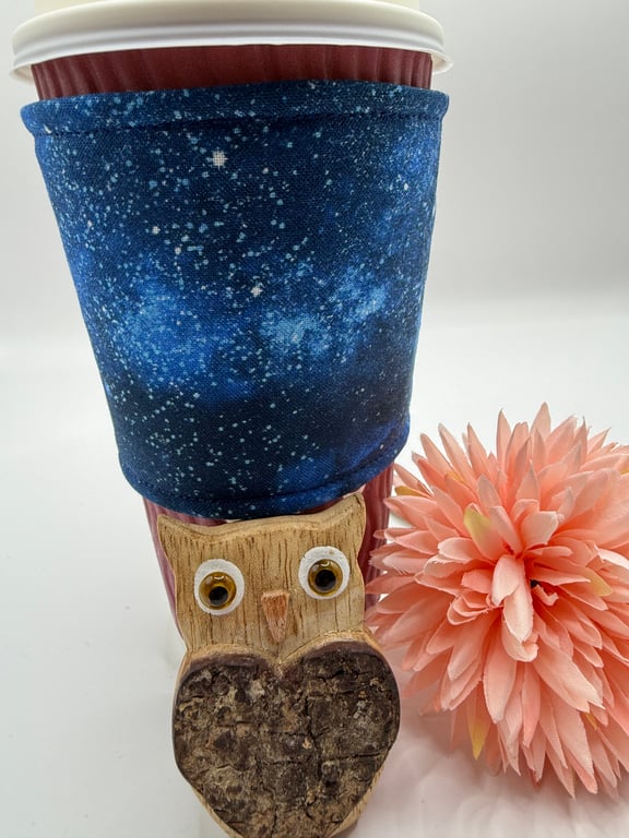 Galaxy Cup Sleeve for Disposable and Travel Cups, Hot or Cold Drink Cup Sleeve 