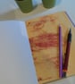 Hand made book with Coptic stitch binding and mixed papers (no 20) - Image 10