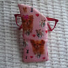 Chihuahua Dogs Glasses Case Lined & Padded.