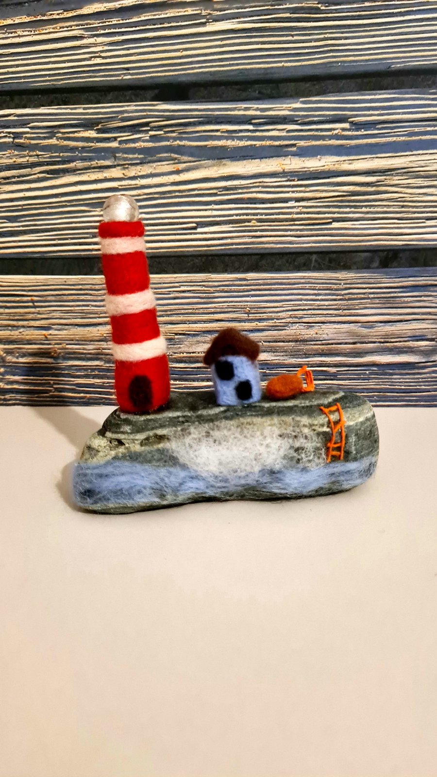 A little island lighthouse