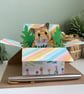 Hamster Card; Personalised, birthday or blank. Hamster "pop up" gift card  - Image 5