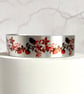 Cuff bracelet, russet leaves, leaf metal bangle. B428 - Image 1